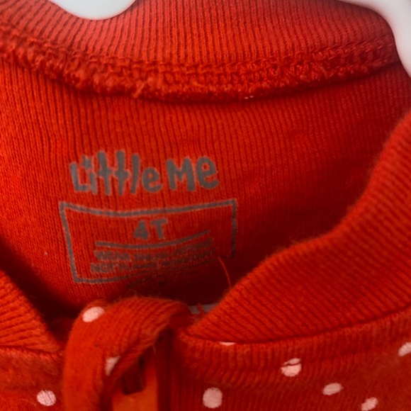 Red cherry pajama onesie 4T - Picture 4 of 4